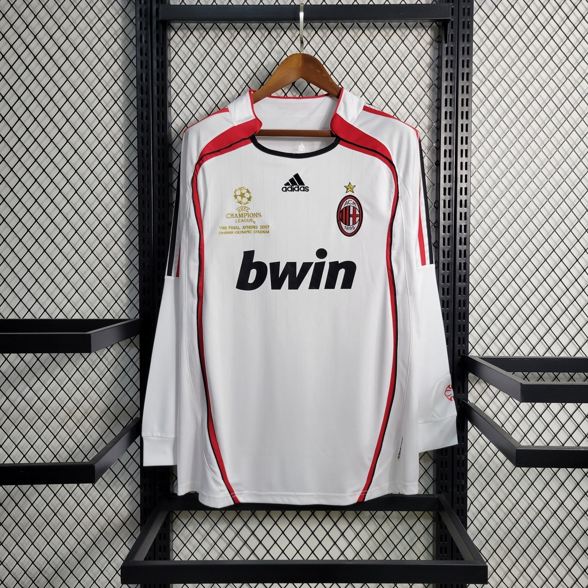 AC Milan 2007 UCL Long Sleeve Away Kit FootballDisease