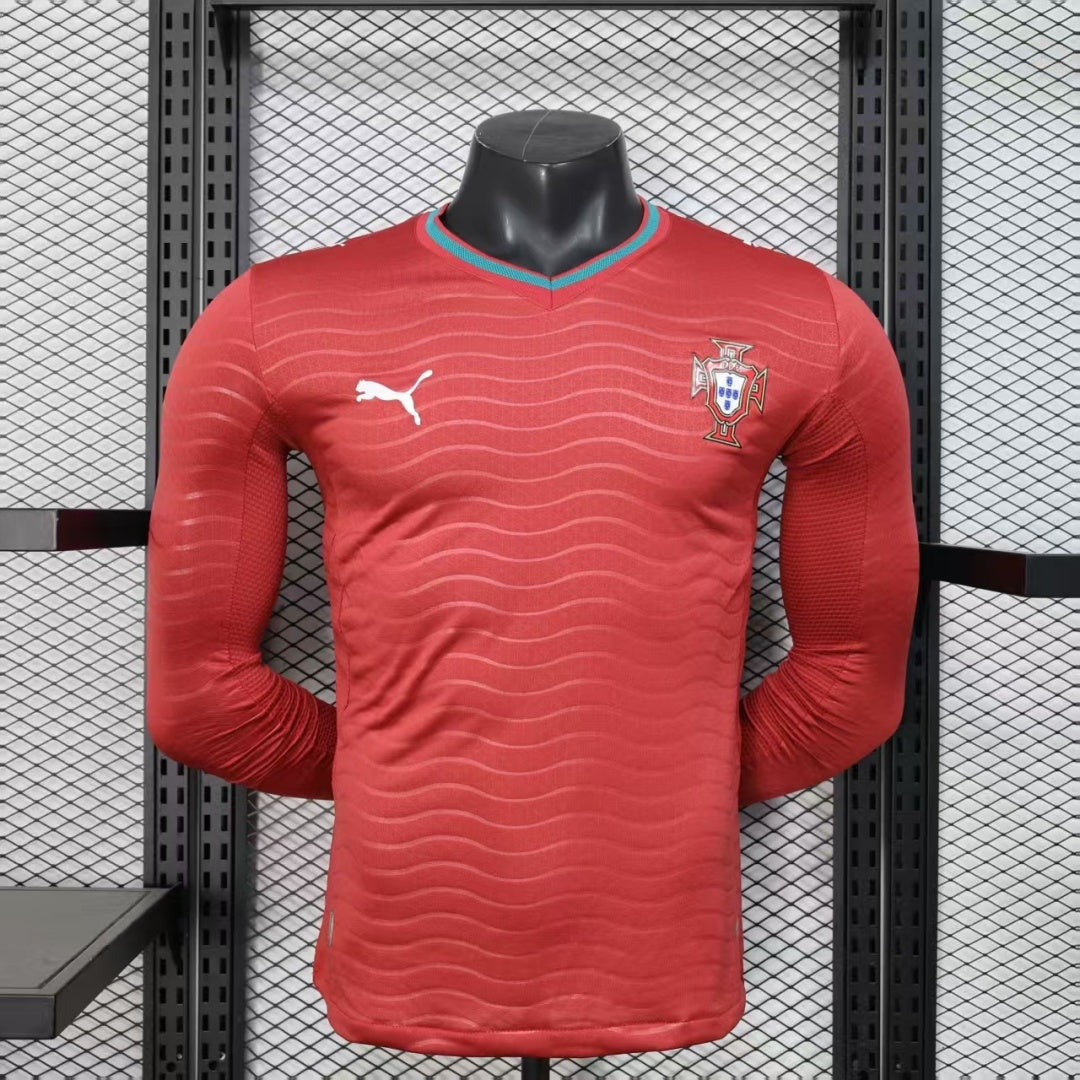 Maillot 25/26 Portugal Domicile player Manches Longues