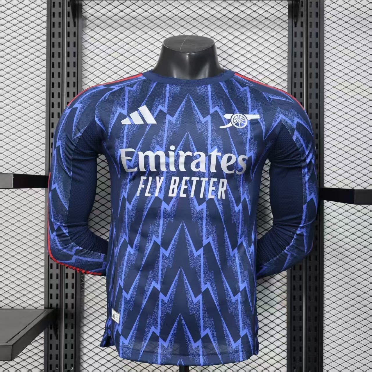 Arsenal 2025-2026 Away Kit Long Sleeve