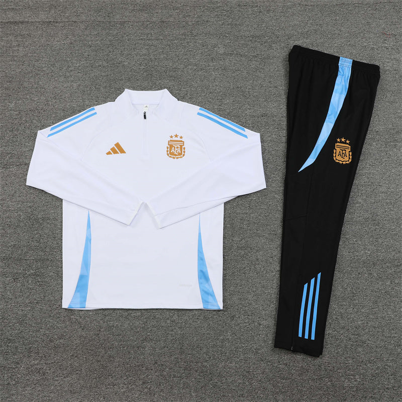 Argentina Black and White Tracksuit FootballDisease