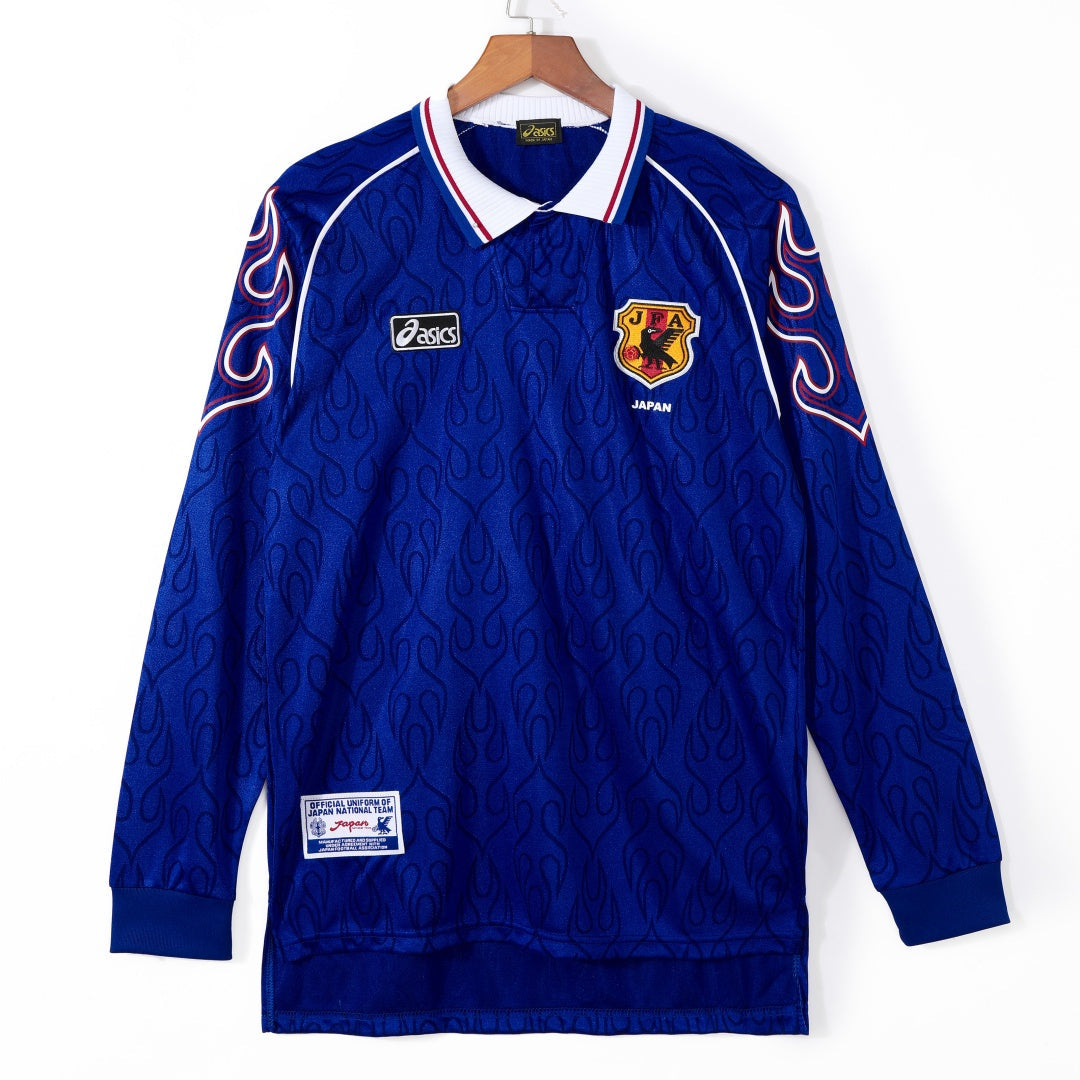 1998 Maillot japon Domicile Rétro Manches Longues