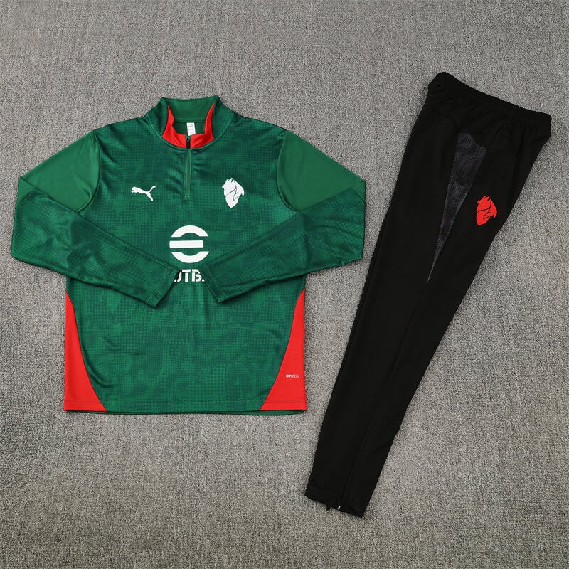 Manchester United Black and Green Tracksuit