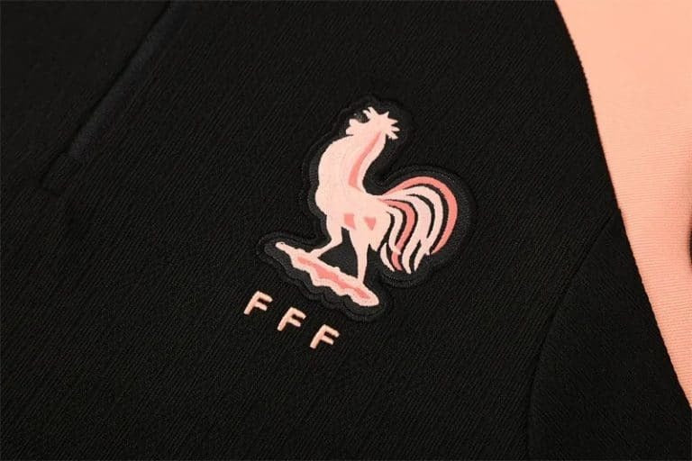 France Black and Pink Tracksuit