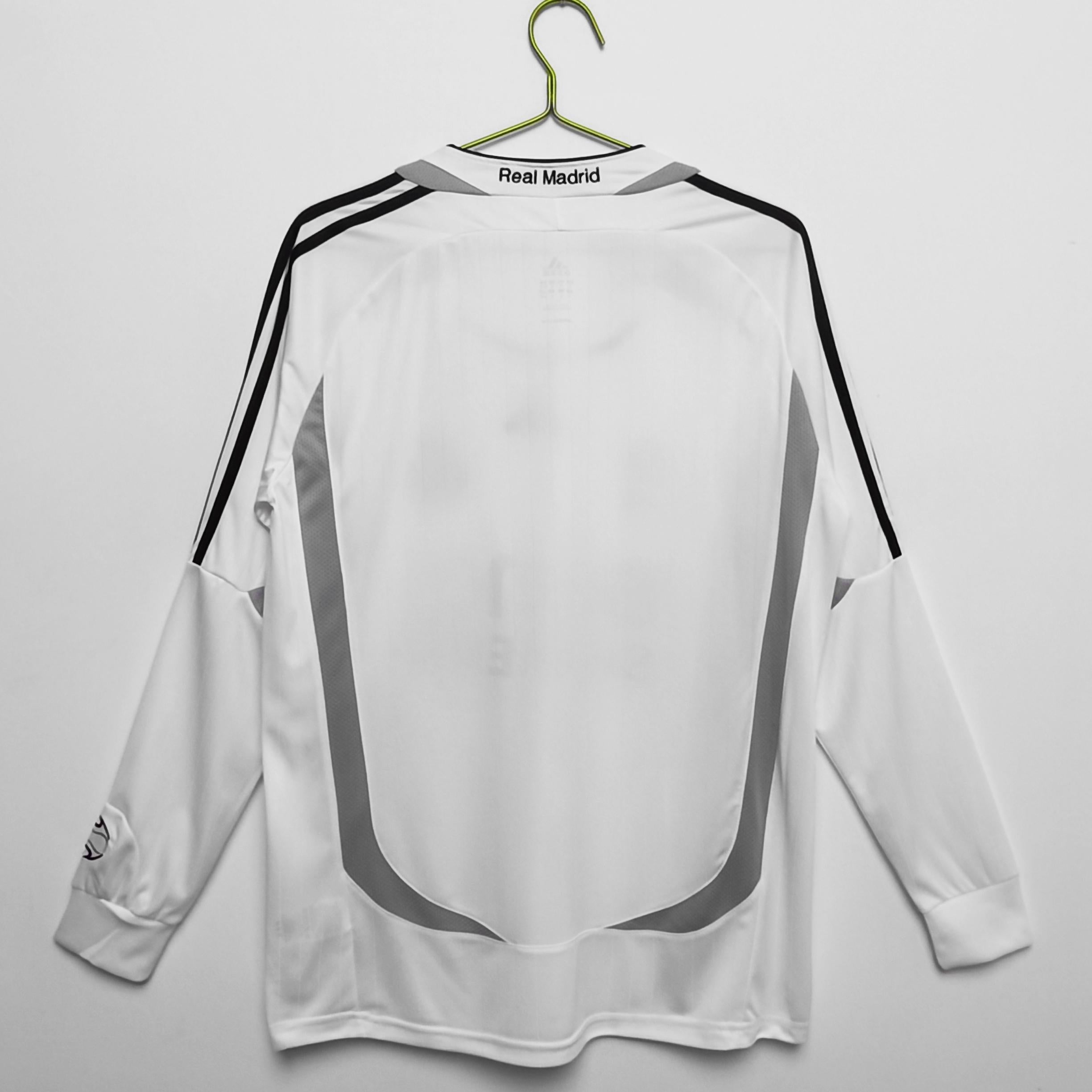 Real Madrid 2006-2007 Long Sleeve Home Kit