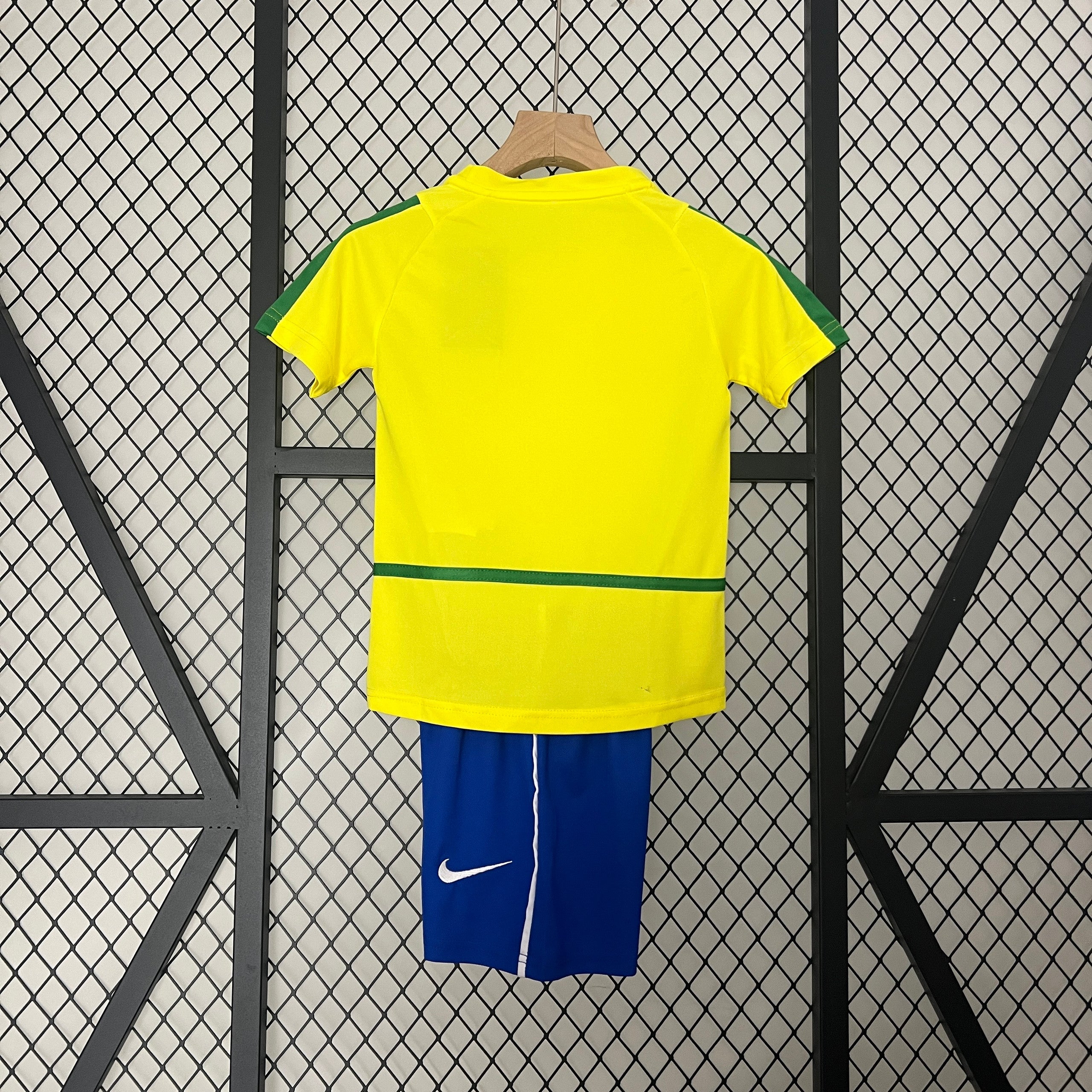 Brazil 2002 Home Jersey Kids