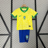 Brazil 2024 Home Jersey Kids