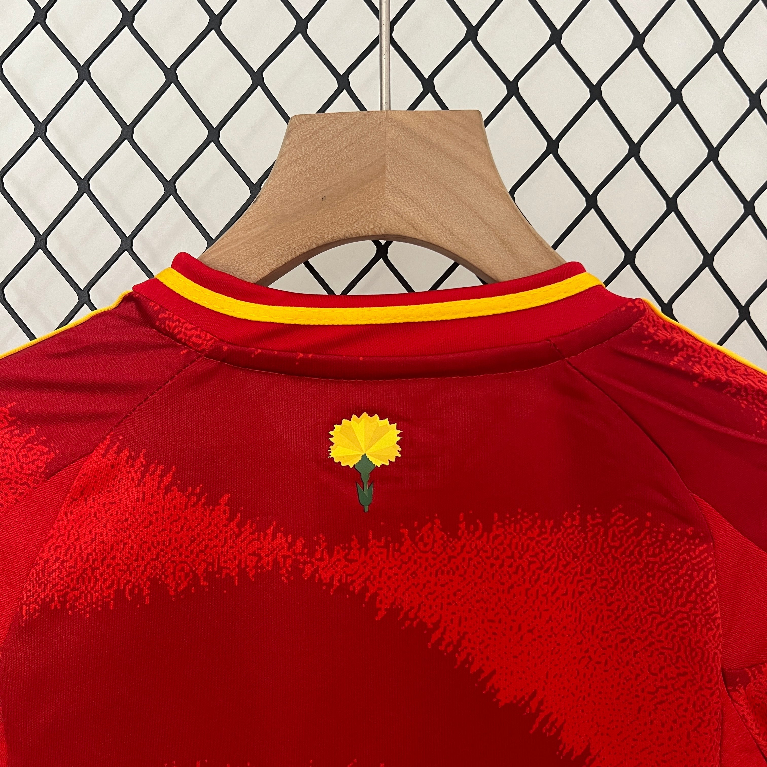 Spain 2024 Home Jersey Kids