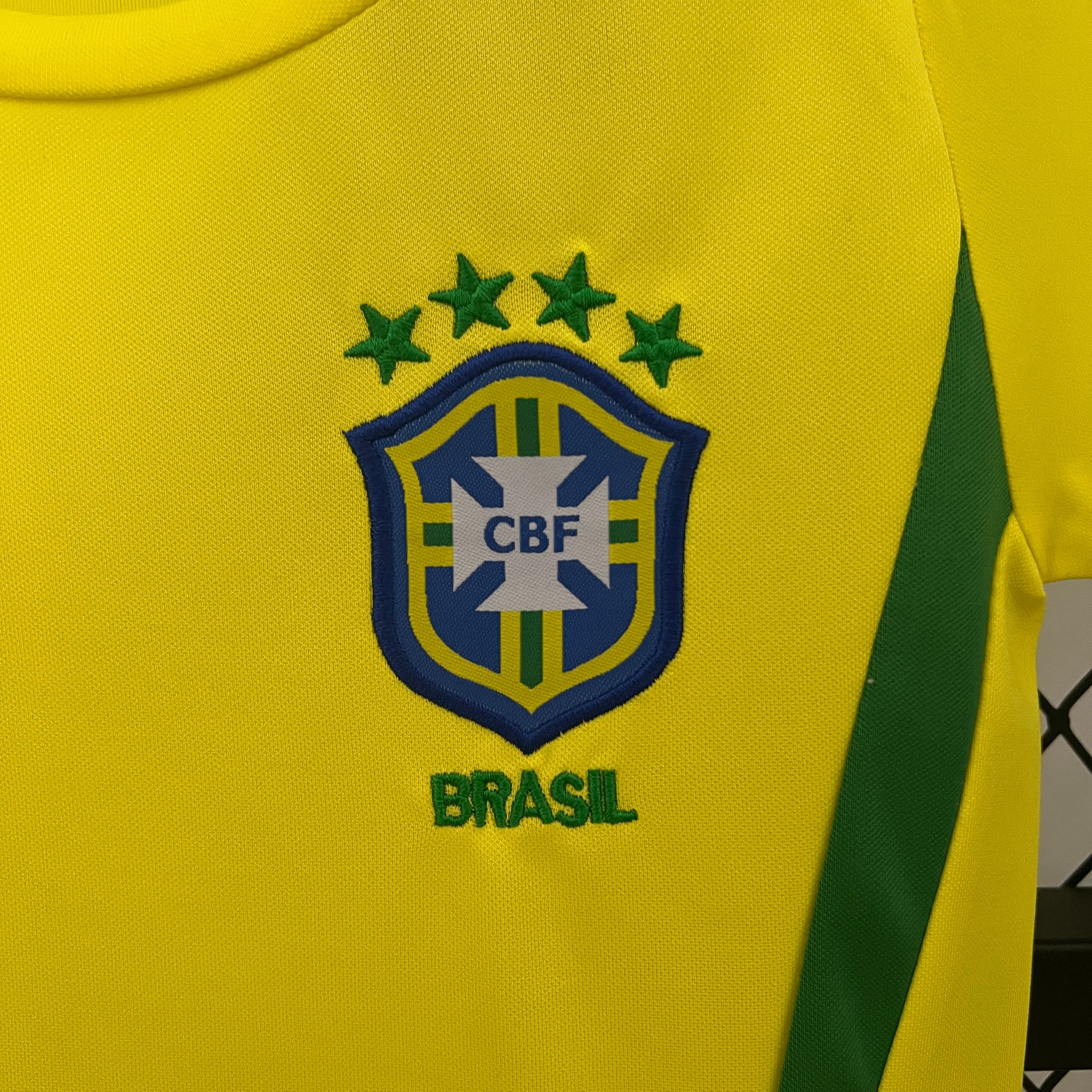 Brazil 2002 Home Jersey Kids