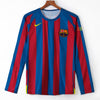 2005-2006 Maillot Barcelone Domicile Rétro  Manches Longues