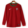 2012 Portugal Domicile maillot Retro Manches Longues
