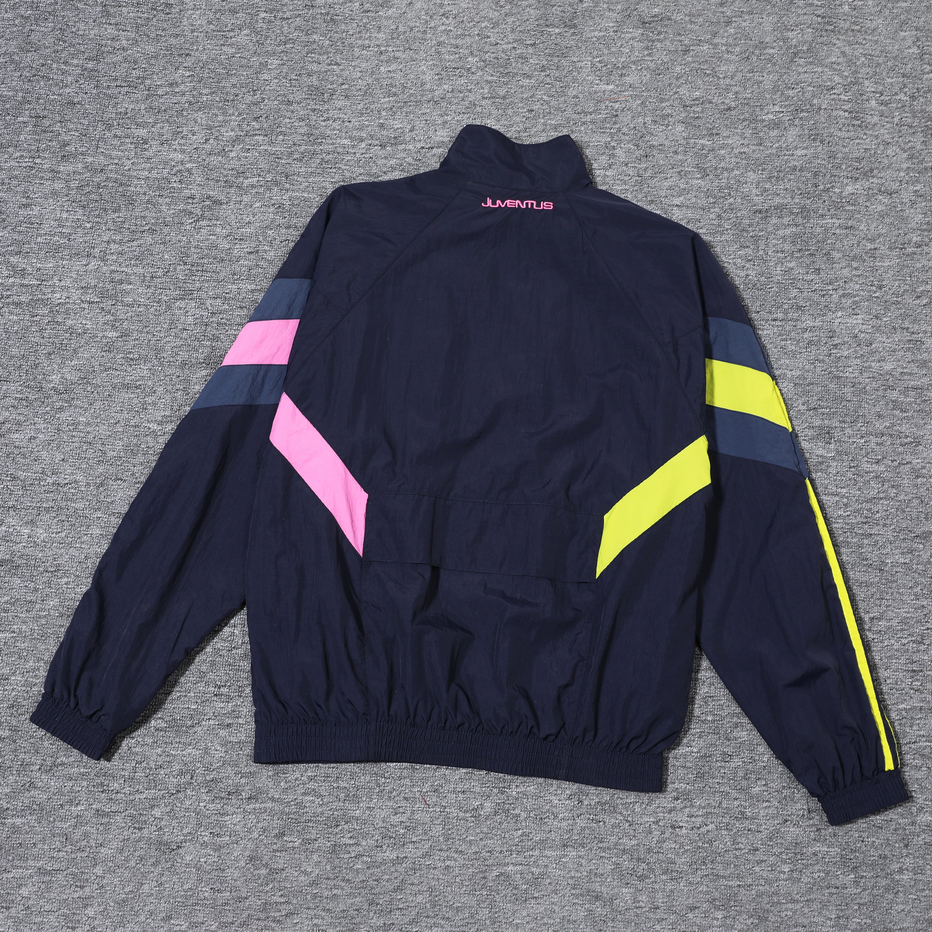 Juventus Dark Blue and Pink x Light Green Tracksuit