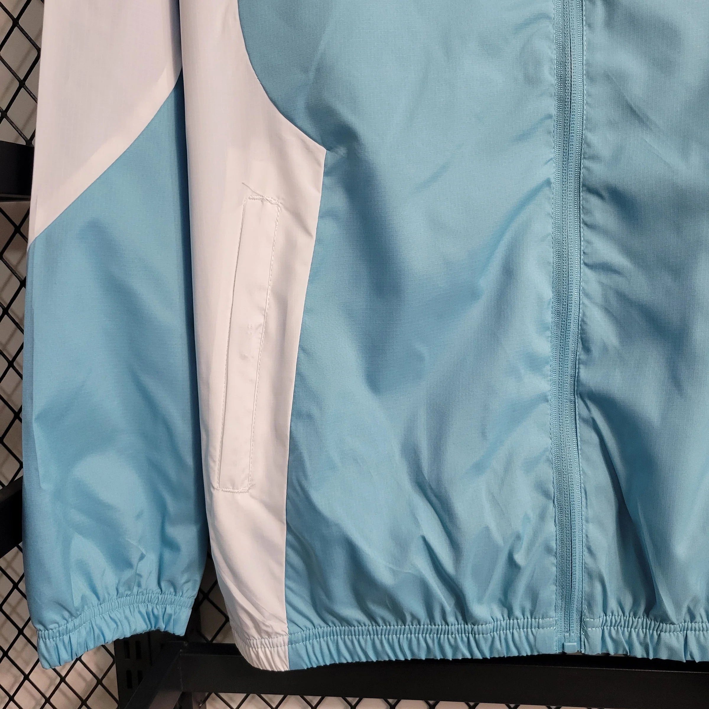 Manchester City Windbreaker Jacket 23/24 - Blue and White