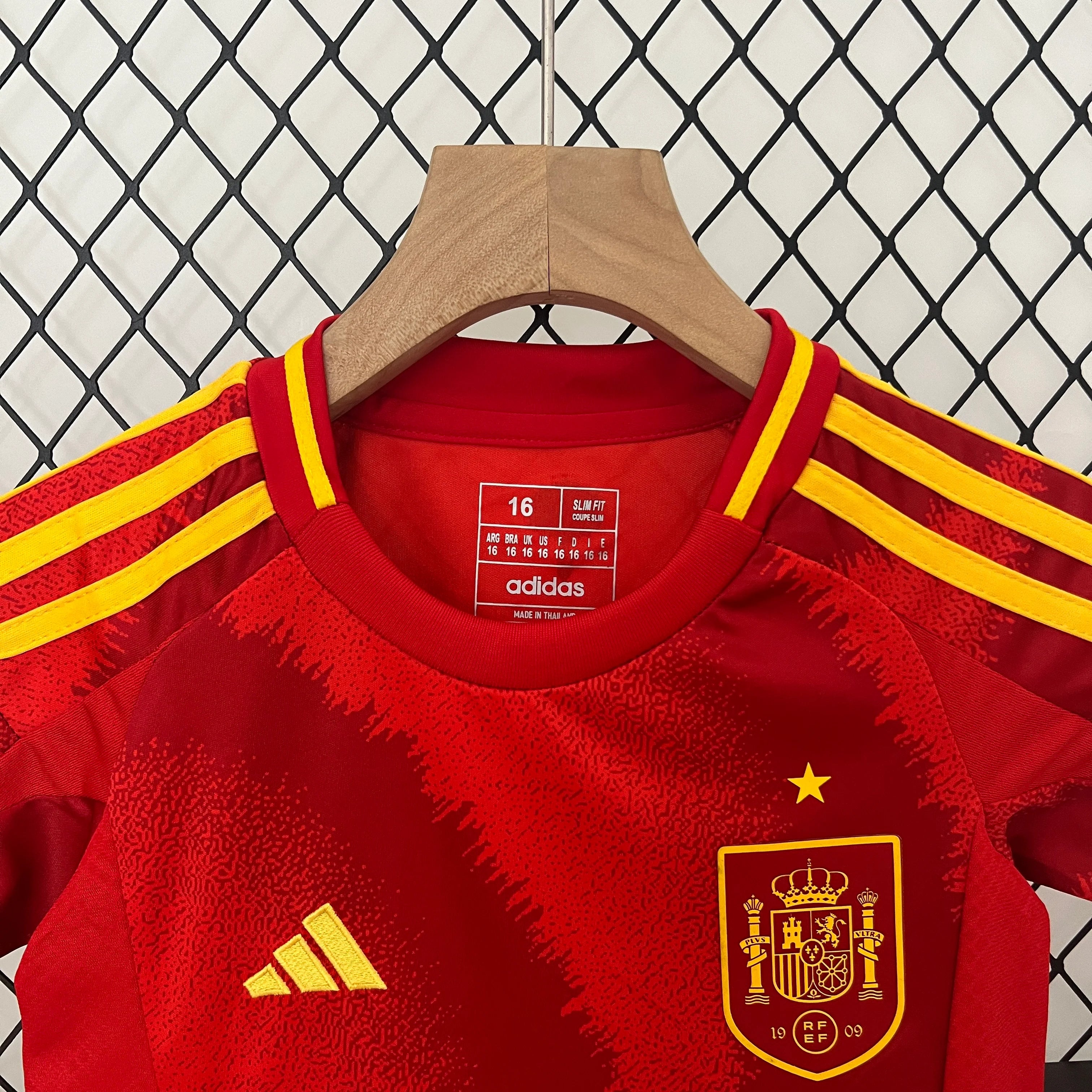 Spain 2024 Home Jersey Kids