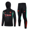 Manchester United Black and Red Tracksuit