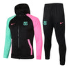 FC Barcelona Black and Turquoise x Pink Tracksuit