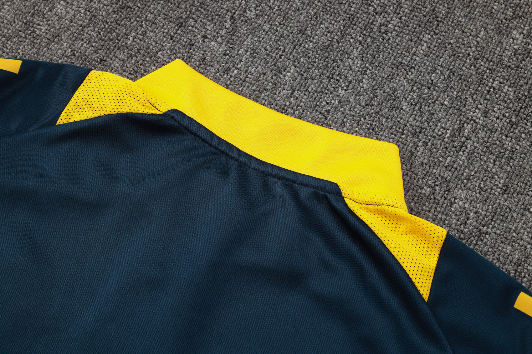 Real Madrid Dark Blue and Yellow Tracksuit