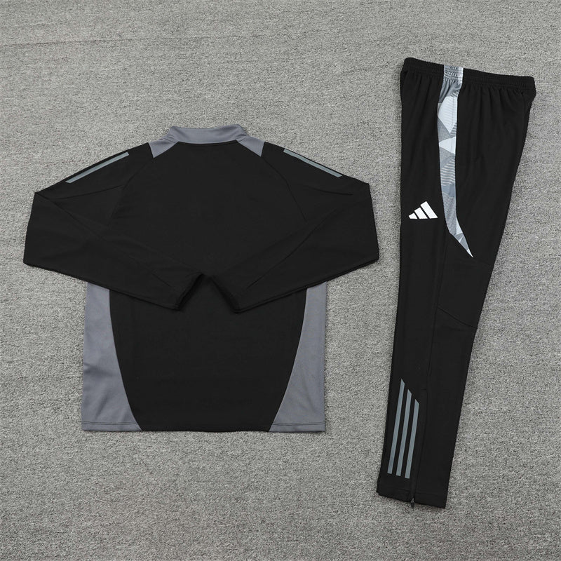 Italy Black and Grey Tracksuit