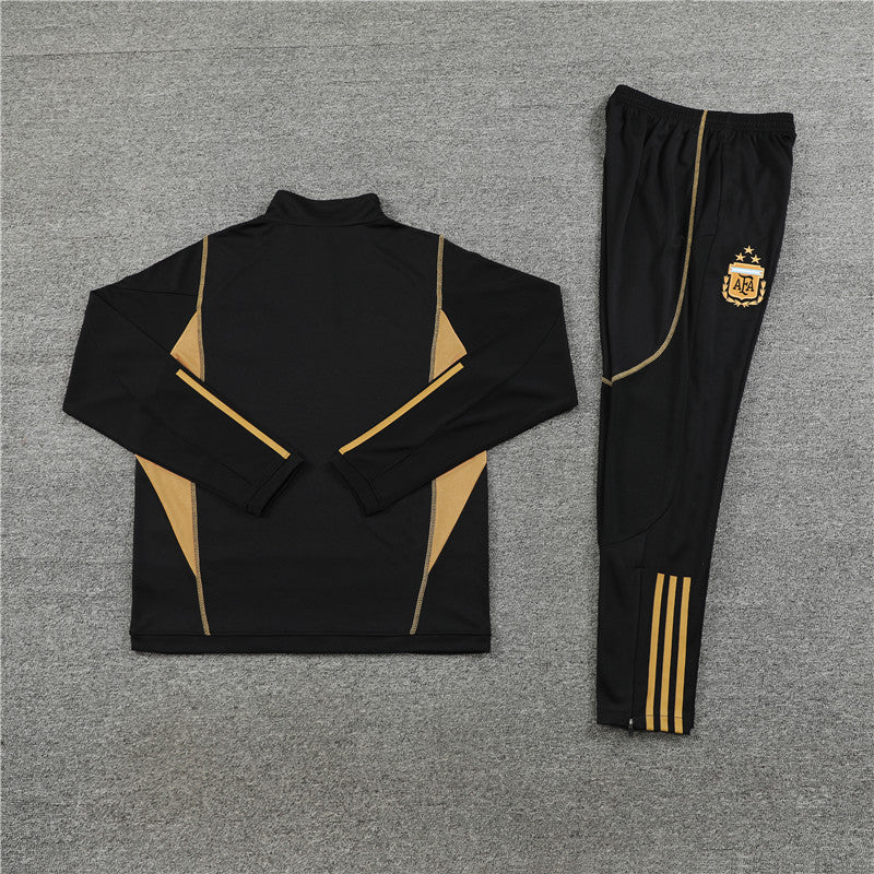 Argentina Black and Gold Tracksuit