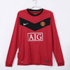 2010 Manchester United Domicile maillot Retro Manches Longues