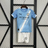 Manchester City 2025/26 Home Kids Kit