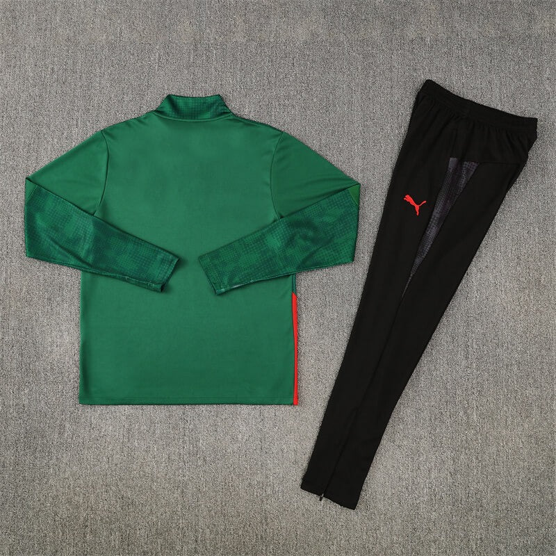 Manchester United Black and Green Tracksuit