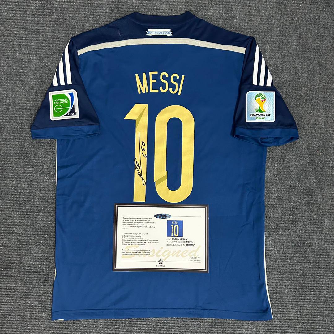 Argentina "Messi" Signed Shirt