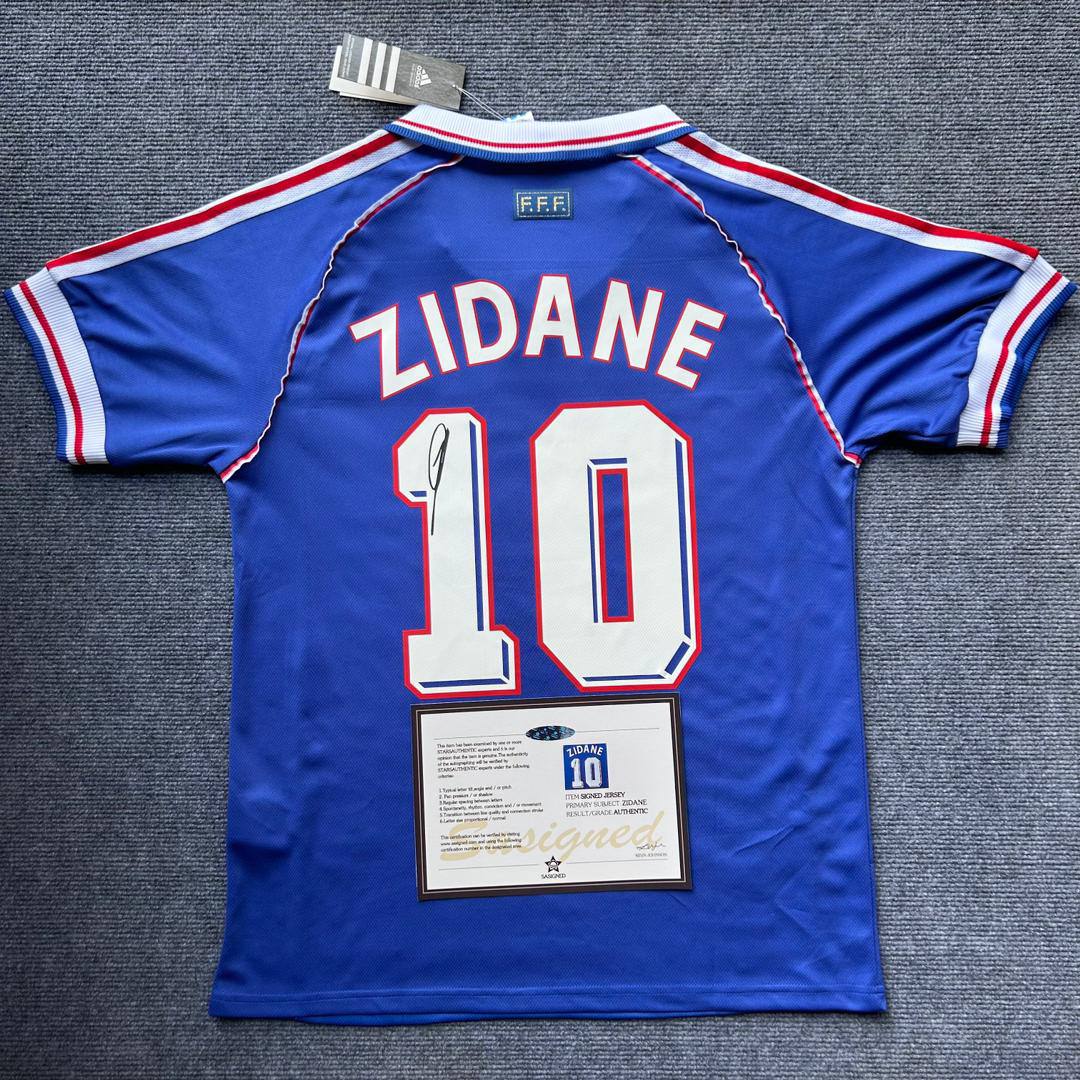 France "Zidane" Signed Shirt